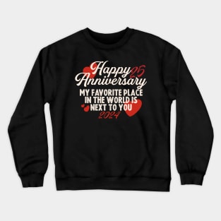 Anniversary 25 Crewneck Sweatshirt